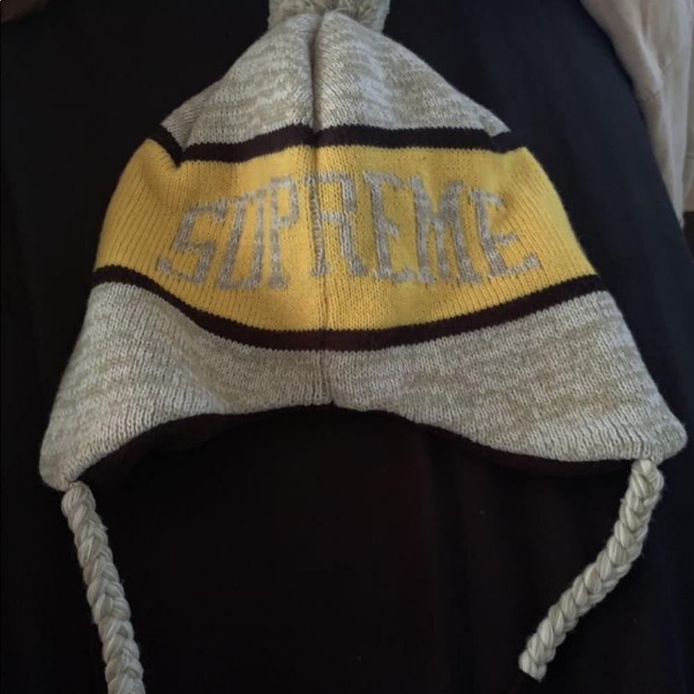Supreme earflap beanie